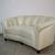 1950's Art Deco Channel Tufted Loveseat Sofa 7 thumbnail