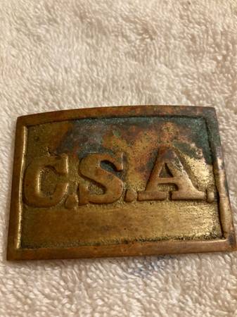 AUTHENTIC CONFED. BELT BUCKLES 1