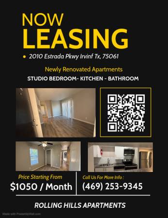 Open Floor Plan Studio Apartment 1