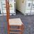 Antique French Country Ladder Back Chair with Rush Seat Shaker Style chair 5 thumbnail