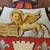 Antique Heraldic Crest Painted Wood Lion & Crown Castle Plaque 12 thumbnail