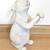 Large White Resin Rabbit Decoration 2 thumbnail