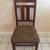 Wood Chair With Upholstered Paisley Seat 1 thumbnail