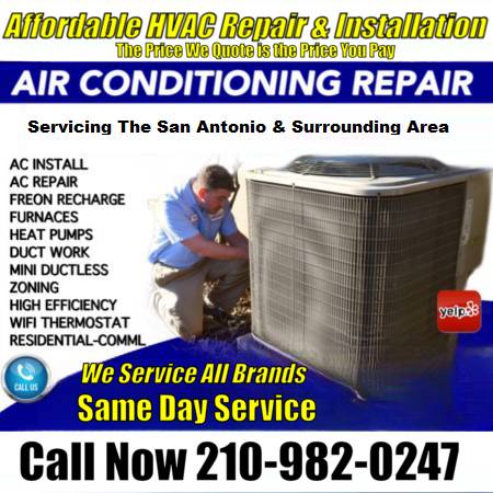 ➡️AFFORDABLE AIR CONDITIONING-AC REPAIR-HVAC A/C INSTALLATION SERVICE 1