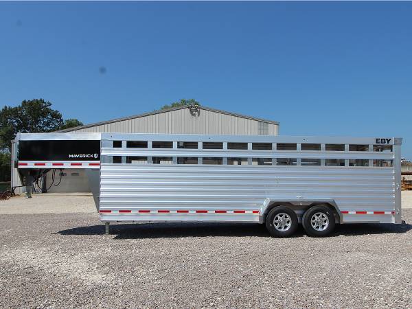 2026 EBY Trailers Maverick 6'11X24' Stock/Stock Combo Trailer - #2699 1