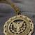 Jewelry Necklace & Pendant Gold Tone Rhinestone Eagle Seal 4 thumbnail