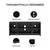 EUC Mainstays Parsons TV Stand for TVs up to 50", Black Oak Finish 6 thumbnail