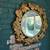 35" Gold leaf round Beveled mirror 4 thumbnail