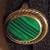 HIGH-QUALITY VINTAGE STERLING SILVER HANDCRAFTED MALACHITE RING $195 O 5 thumbnail