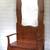 Solid Oak Victorian Hall Tree, Hall Bench 1 thumbnail