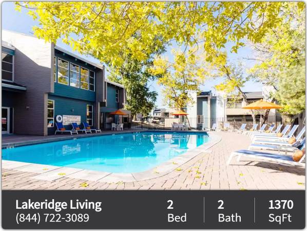 $2,063 / 2br - 1370ft2 - Our splendid view is a delight - see this 2 bed 2 bath for yourself! (Reno)63992634690563122