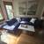 Large 2-Pc. Fabric Sectional, Left Arm Facing, Midnight Blue 5 thumbnail