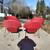 Womb Chairs-Standard Size-Red Upholstery, tubular Frames $885 each!! 21 thumbnail