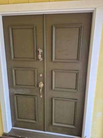 52.5x78” double entry door set 1