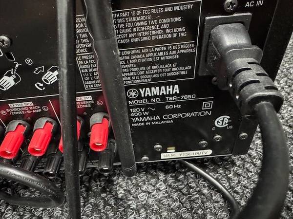 Yamaha TSR-7850 7.2 Channel Bluetooth WiFi 4K Receiver. - $399 (Boston-Cambridge Ma)63470804425857122