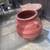 Hand cut limestone/travertine top on large glazed pot 9 thumbnail