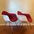 🎁🎄Eames Molded Plastic Armchair, 4-Leg Base, Fully Upholstered ❄️☃ 7 thumbnail