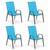 CLEARANCE Stackable Patio Chairs Set of 4, Outdoor Dining Chairs with Breathable 9 thumbnail