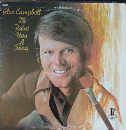 GLEN CAMPBELL I'LL PAINT YOU A SONG LP VINYL 1