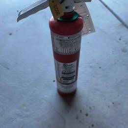 Certified fire extinguishers, multiple sizes 1