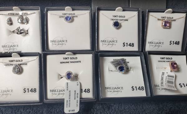 Gemstone Ring and Neckless Sets 1