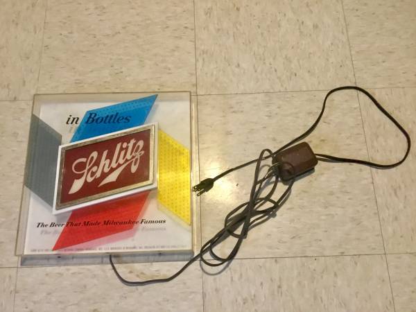 Schlitz Beer Illuminated Sign 1