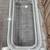 Stunning Rectangle White Bamboo Coffee Table with Glass Top! 5 thumbnail