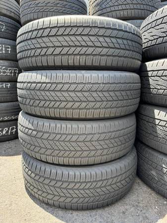 20" Tires Set of Used 245/60R20 Bridgestone 1