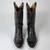 TONY LAMA DARK BROWN SMOOTH OSTRICH COWBOY BOOTS  WOMENS SIZE 11.5 B E 4 thumbnail