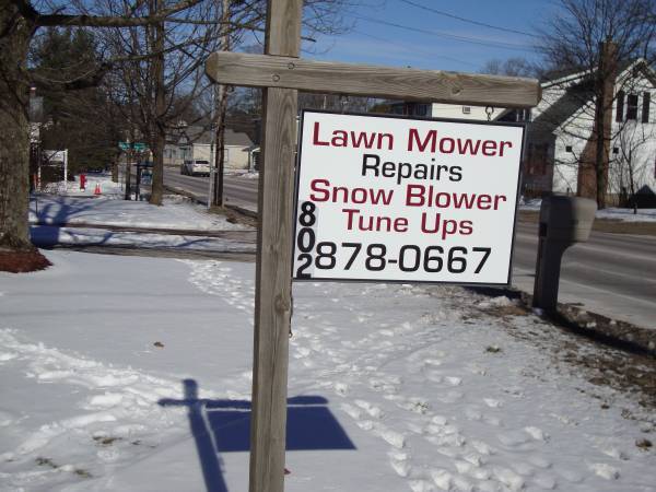 Snow Blower & Lawn Mower Tune Ups & Repairs 1