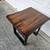 Mahogany end table live edge 2 thumbnail