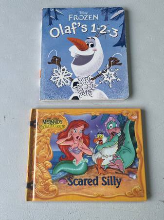 Disney books - Little Mermaid and Frozen's Olaff 1