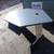 Pre-owned HON Hexagon Shaped Desk w/ Keyboard Tray (Ref: F131) 3 thumbnail