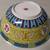 New 1950s Chinese Boundless Longevity Porcelain yellow XL Large bowl 5 thumbnail