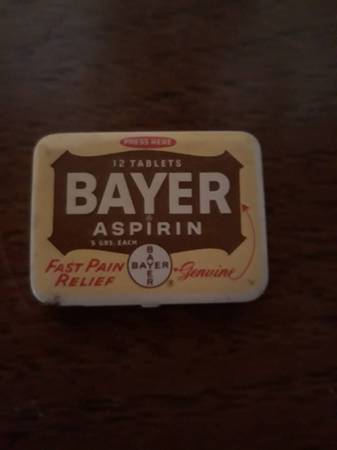 Bayer Asprin Tin 1