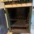 Antique 1934 small art deco stove oven - storage cabinet, TV stand? 8 thumbnail
