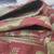 Crimson & Olive Leaf Tapestry Upholstery Fabric Remnant - 56" x 103" / 1.56 x 2. 3 thumbnail