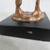 Brutalist Burn Bronze Orchestra Conductor Vintage Metal Statue MCM 13" 9 thumbnail