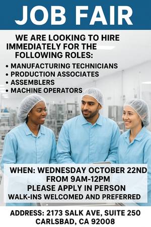 Manufacturing Associates Needed 1