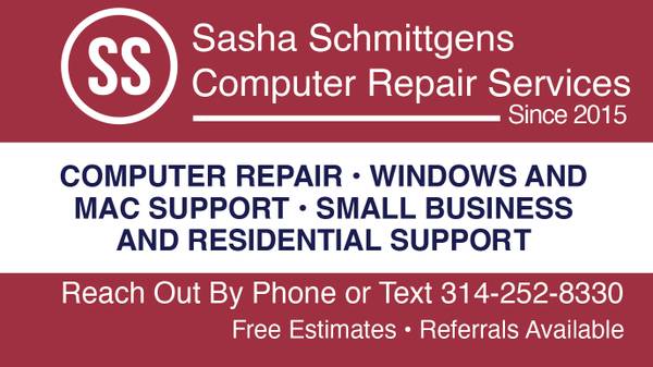 Computer Repair: Small Businesses and Residential 1