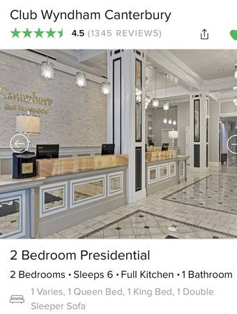 $395 / 2br - 1205ft2 - SF Salesforce Convention Timeshare Rental – 2BR Presidential Suite (financial district)63888991022723122