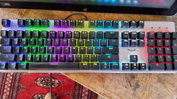 Havit HV-KB366L Mechanical multi colored Gaming Keyboard 1