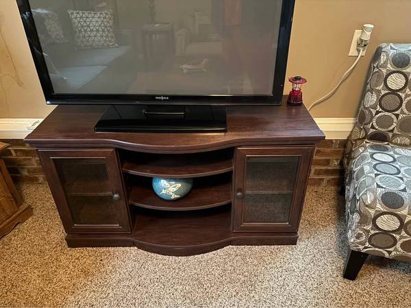Oak Entertainment Center 1