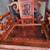 Carved Hongmu Hardwood Throne Armed Chair Asian Chinese 12 thumbnail
