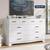 New / Never Assembled: White Dresser for Bedroom with 10 Drawers 6 thumbnail
