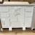 48” White Single Bath Vanity w Speckled Quartz Countertop Square Sink 3 thumbnail