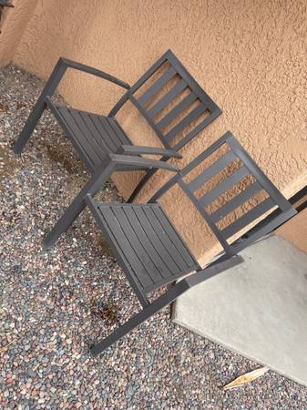 2 outside chairs 1