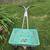 Vintage Red Devil Turquoise Classic Drop Fertilizer Spreader USA Made! 3 thumbnail