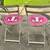 Pair Heavy Folding Metal Chairs "IF LISTED THE ITEMM IS AVAILABLE" 3 thumbnail