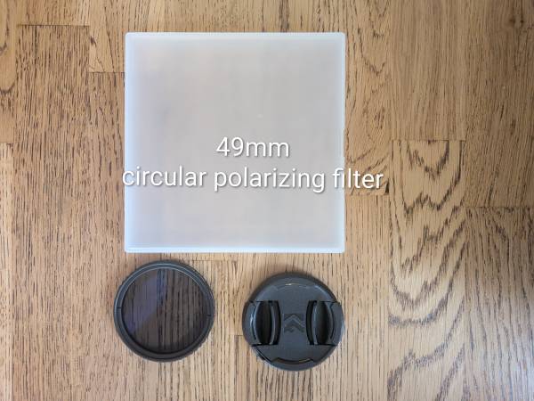 49mm circular polarizing filter 1
